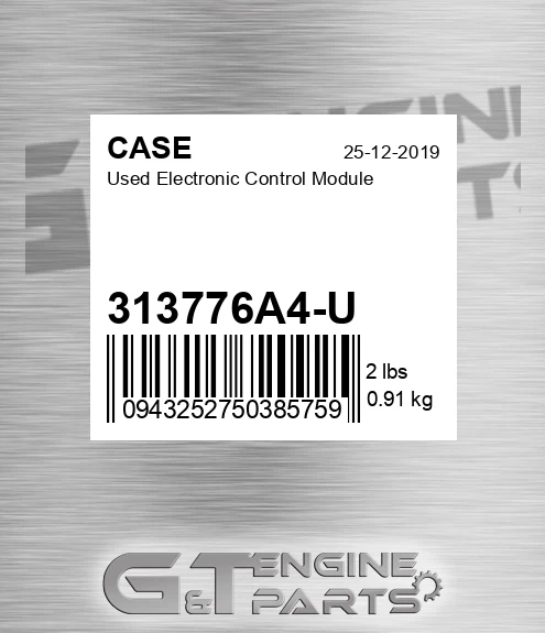 313776A4-U Used Electronic Control Module