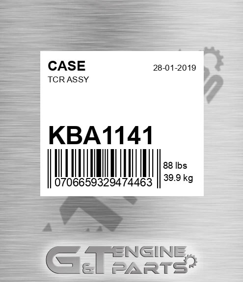 KBA1141 Tcr Assy