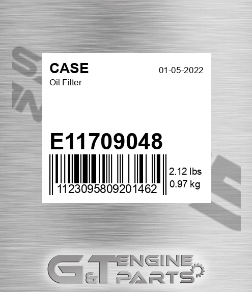 E11709048 CASE Oil Filter