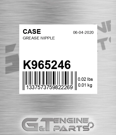 K965246 Grease Nipple