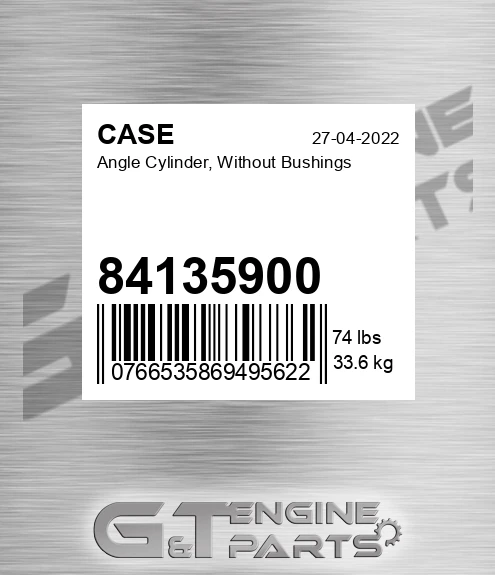 84135900 Angle Cylinder, Without Bushings