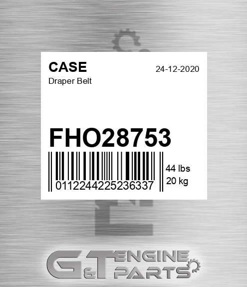 FHO28753 CASE Draper Belt