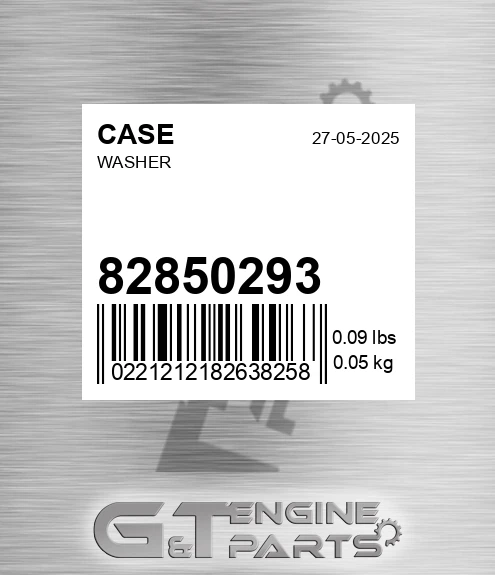 82850293 Washer