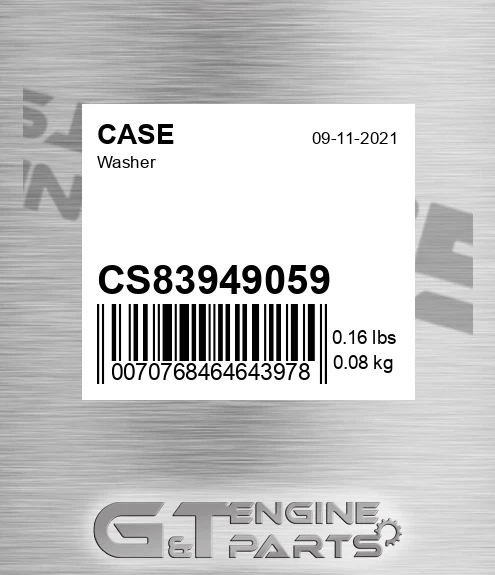 CS83949059 CASE Washer