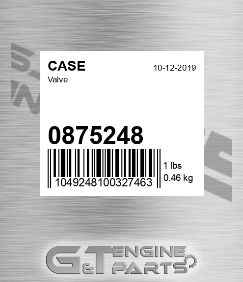 0875248 Valve