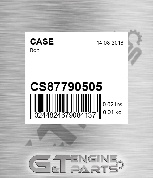 CS87790505 Bolt