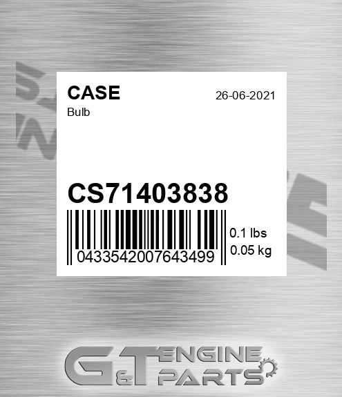 CS71403838 Bulb