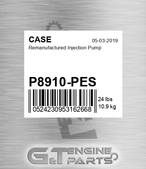 P8910-PES Remanufactured Injection Pump