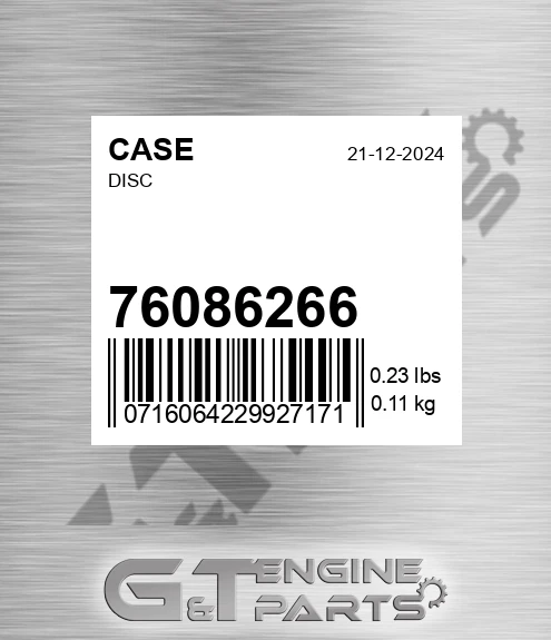 76086266 Disc