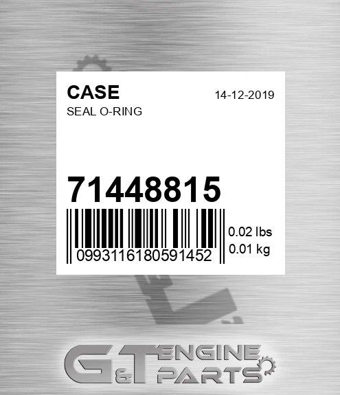 71448815 Seal O-ring