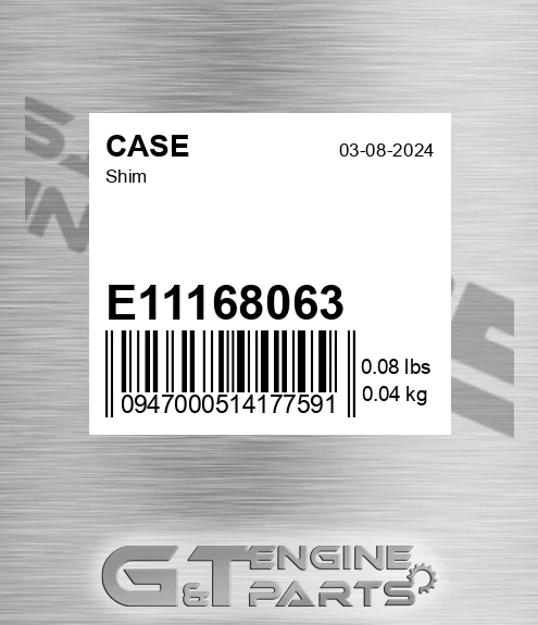 E11168063 Shim