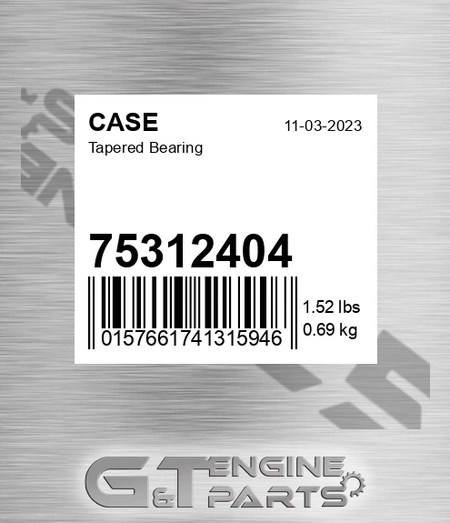 75312404 Tapered Bearing