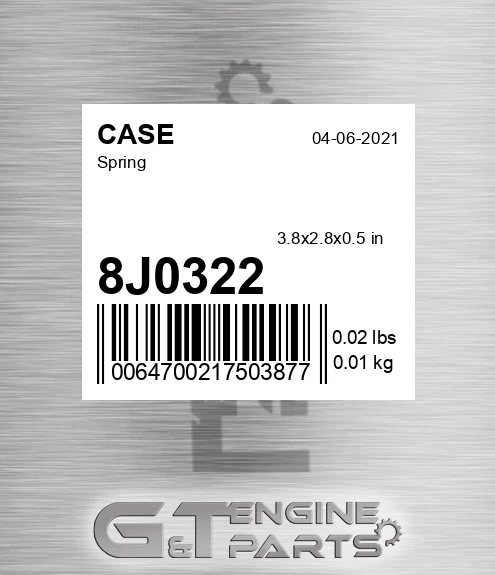 8J0322 Spring