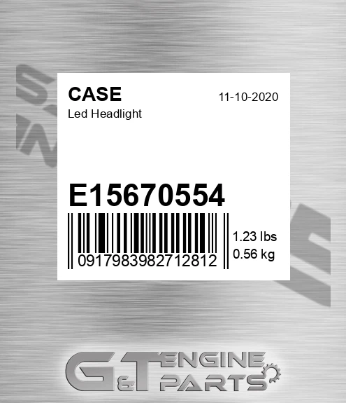 E15670554 CASE Led Headlight