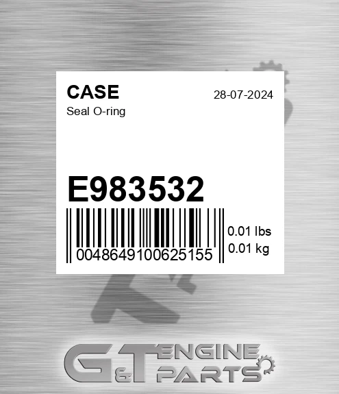 E983532 Seal O-ring