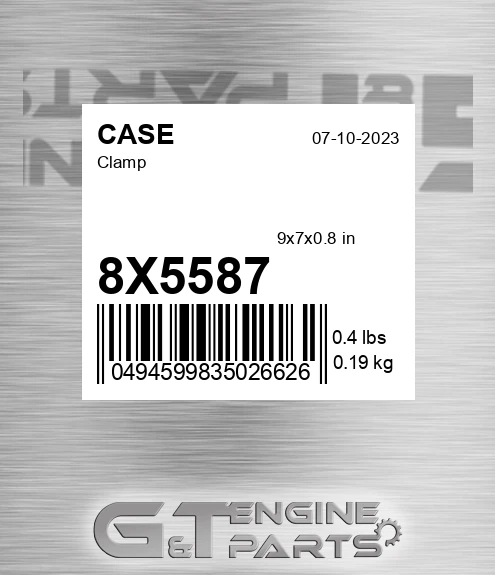 8X5587 CASE Clamp