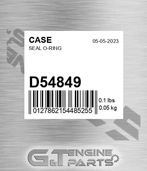 D54849 CASE Seal O-ring