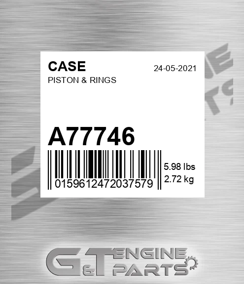 A77746 Piston & Rings