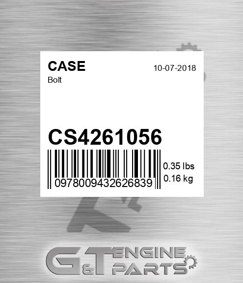 CS4261056 Bolt