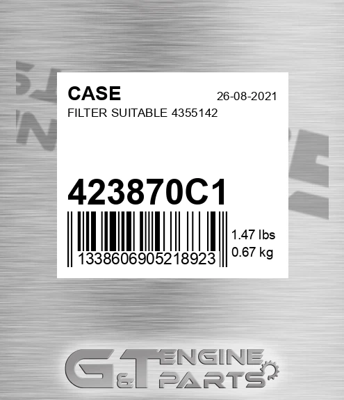 423870C1 Filter Suitable 4355142