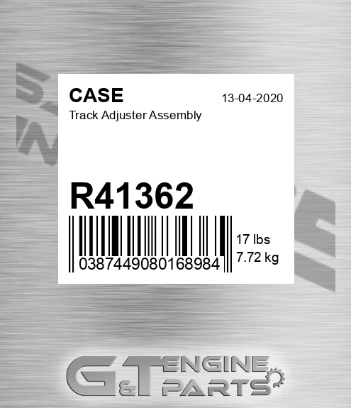 R41362 CASE Track Adjuster Assembly