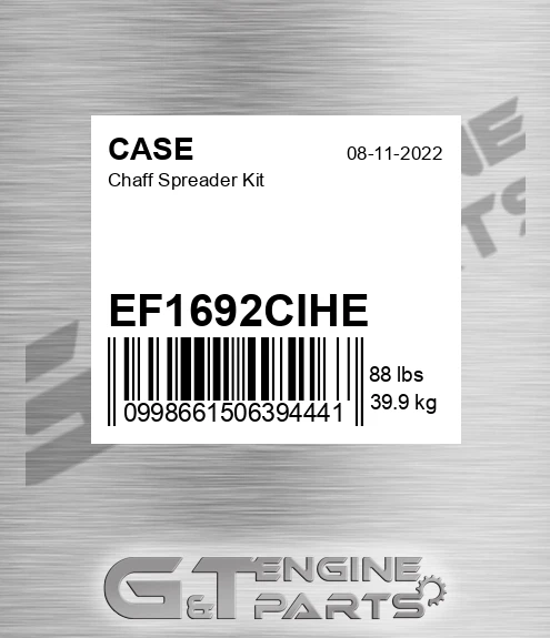 EF1692CIHE Chaff Spreader Kit