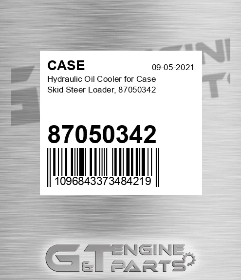 87050342 Hydraulic Oil Cooler For Skid Steer Loader,