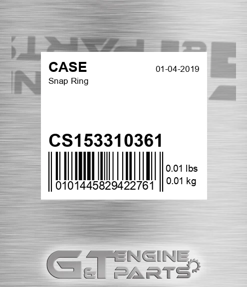 CS153310361 CASE Snap Ring