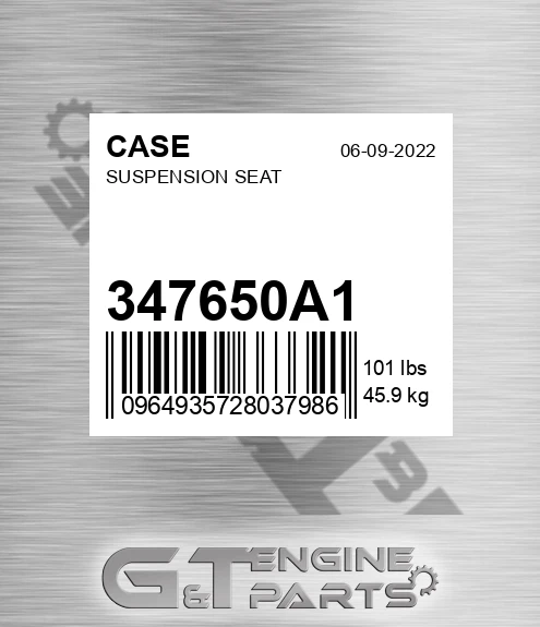 347650A1 Suspension Seat
