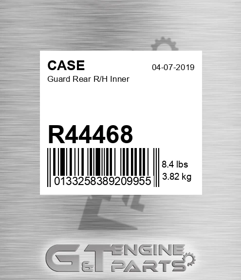 R44468 Guard Rear R/h Inner