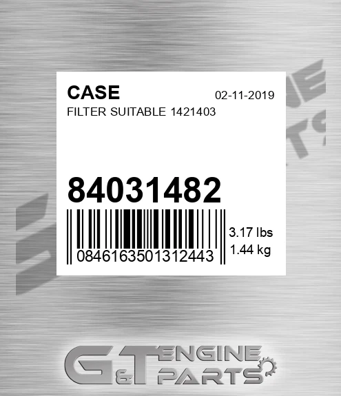 84031482 Filter Suitable 1421403
