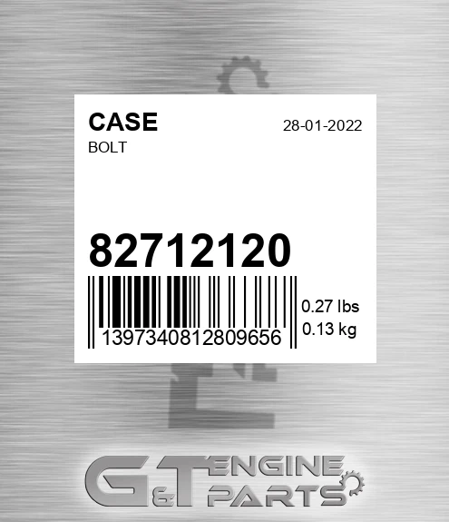 827-12120 Bolt