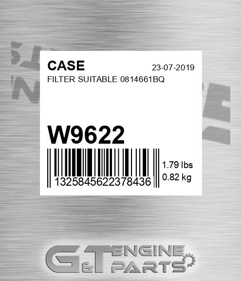 W9622 Filter Suitable 0814661bq