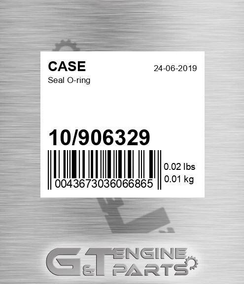 10/906329 CASE Seal O-ring