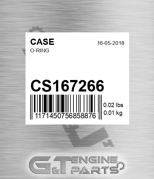CS-167266 CASE O-ring