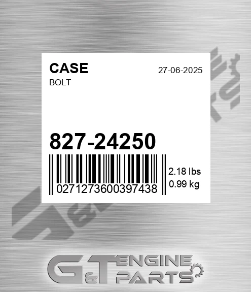 827-24250 Bolt