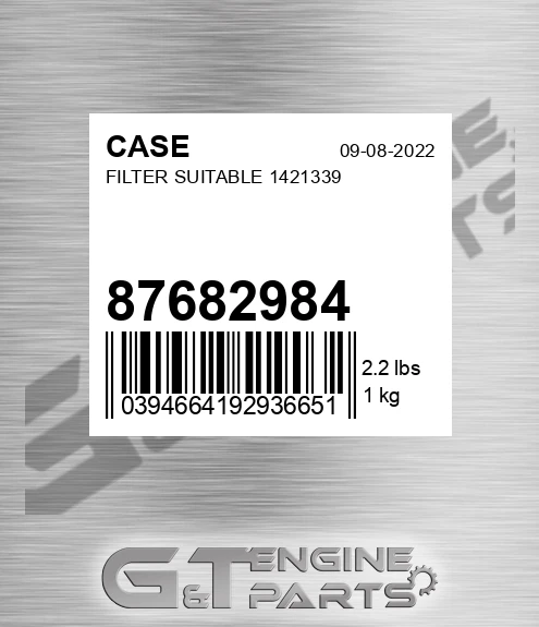 87682984 Filter Suitable 1421339