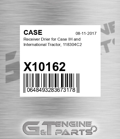 X10162 CASE Receiver Drier For Case Ih And International Tractor, 118304c2