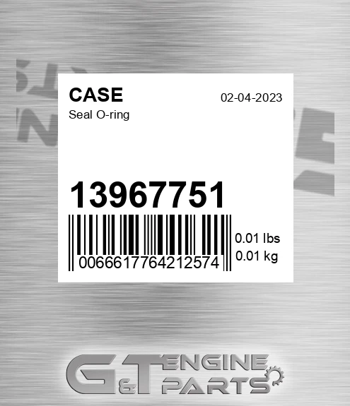 13967751 Seal O-ring