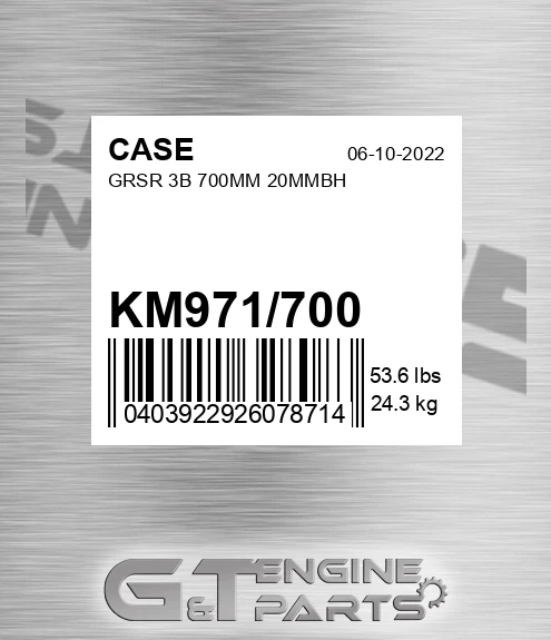 KM971/700 Grsr 3b 700mm 20mmbh