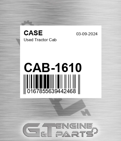 CAB-1610 Used Tractor Cab