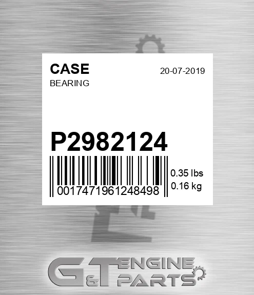 P2982124 Bearing