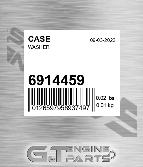 6914459 CASE Washer