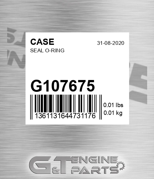 G107675 Seal O-ring