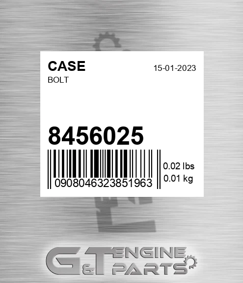 845-6025 Bolt