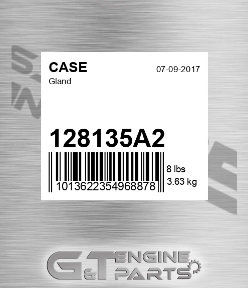 128135A2 CASE Gland