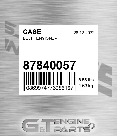 87840057 Belt Tensioner