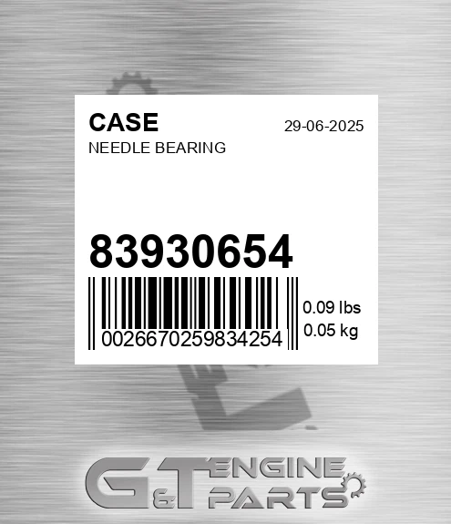 83930654 Needle Bearing