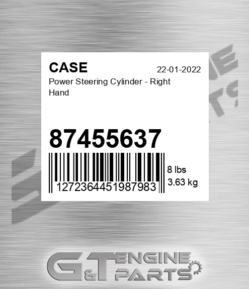 87455637 Power Steering Cylinder - Right Hand