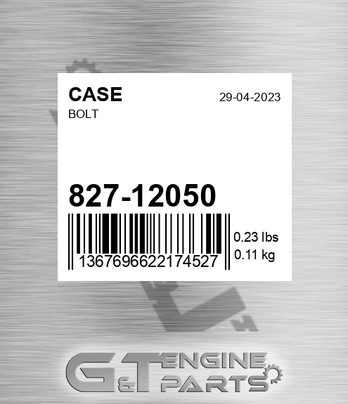 827-12050 Bolt